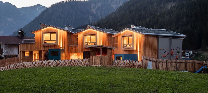 Entstehung der Bio Chalets Alpegg