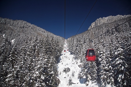 Skiurlaub im Hotel Chalet am Skigebiet.