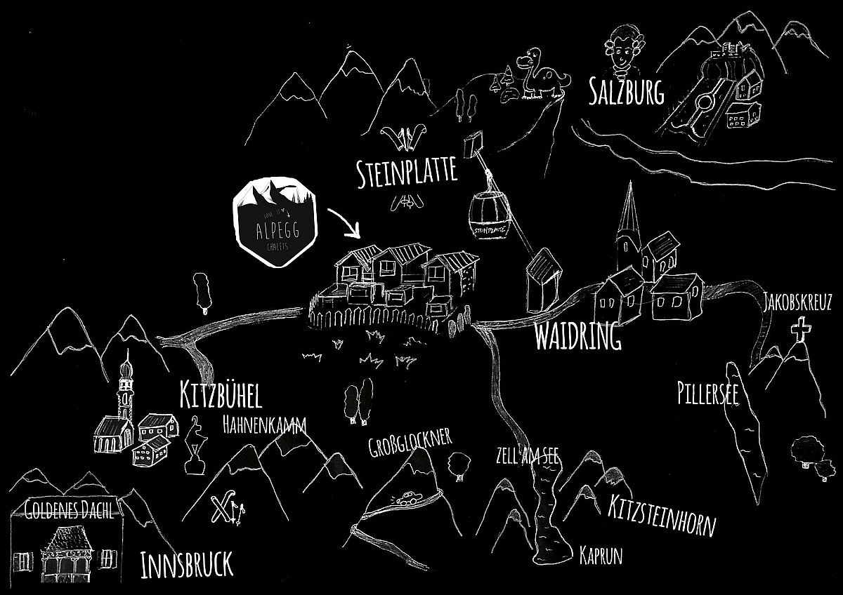 Excursion Destinations Around the Alpegg Chalets