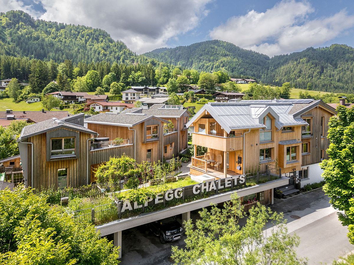 Bio Chalets Alpegg Steinplatte Waidring am Skigebiet Steinplatte