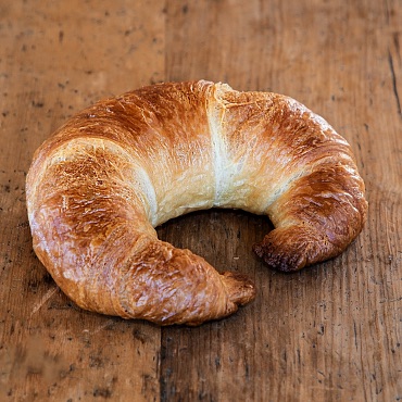 Croissant Lieferung Brot zum Chalet