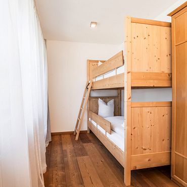 Schlafzimmer mit Etagenbett