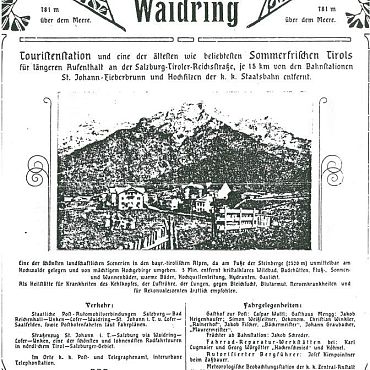 Waidring, a climatic health resort in Tyrol