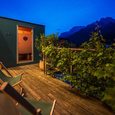 Sommernacht im Chalet Berg.Heimat mit Sauna