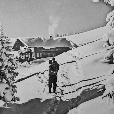 Ski tour to the Möseralm in Waidring Steinplatte (in the past)