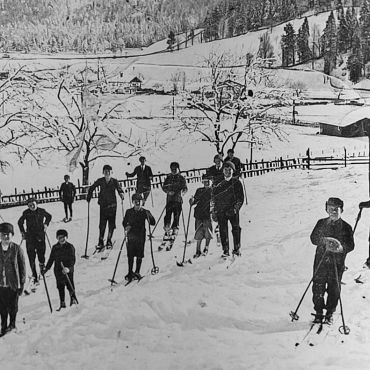 Early-season skiing in Waidring, Tyrol